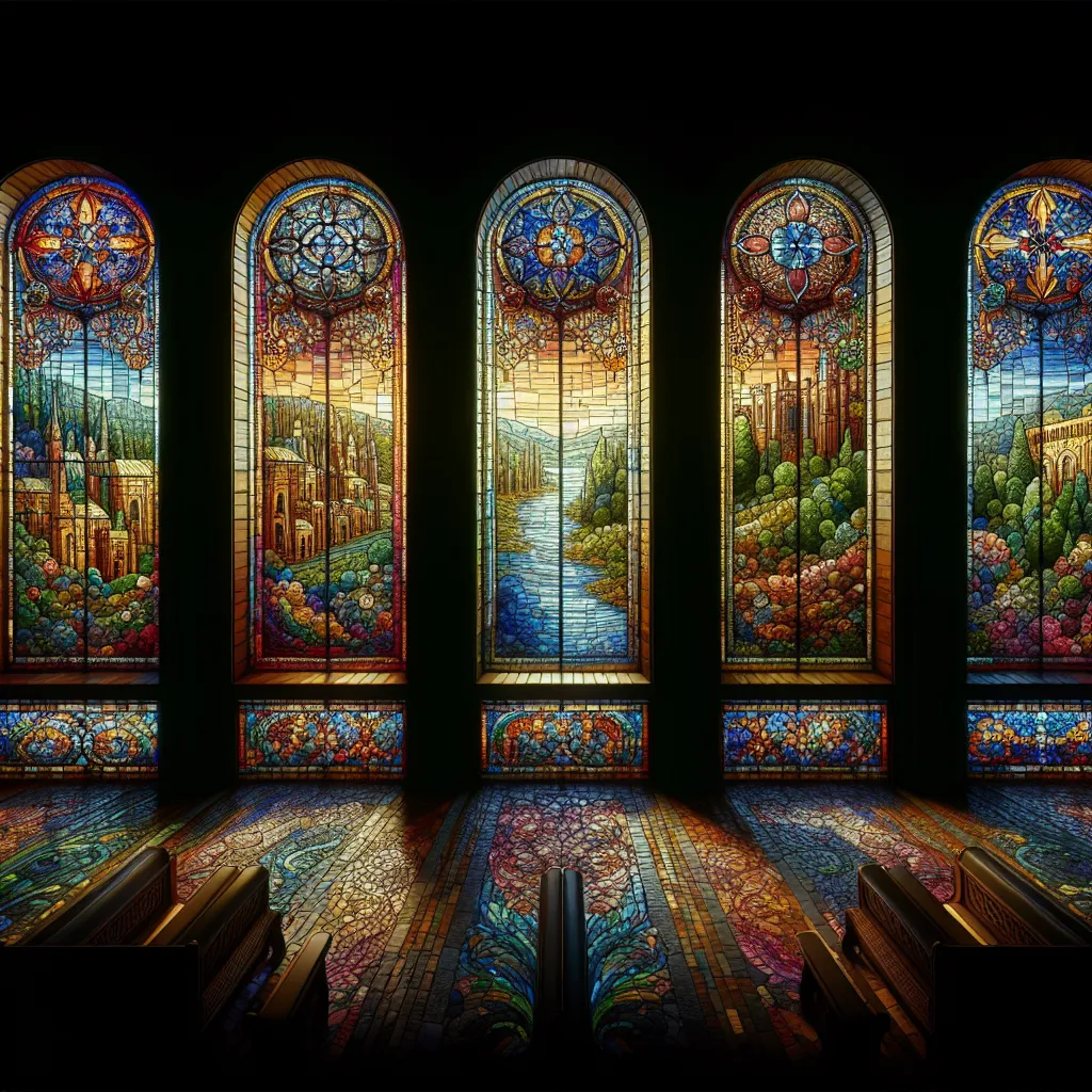 stained glass windows