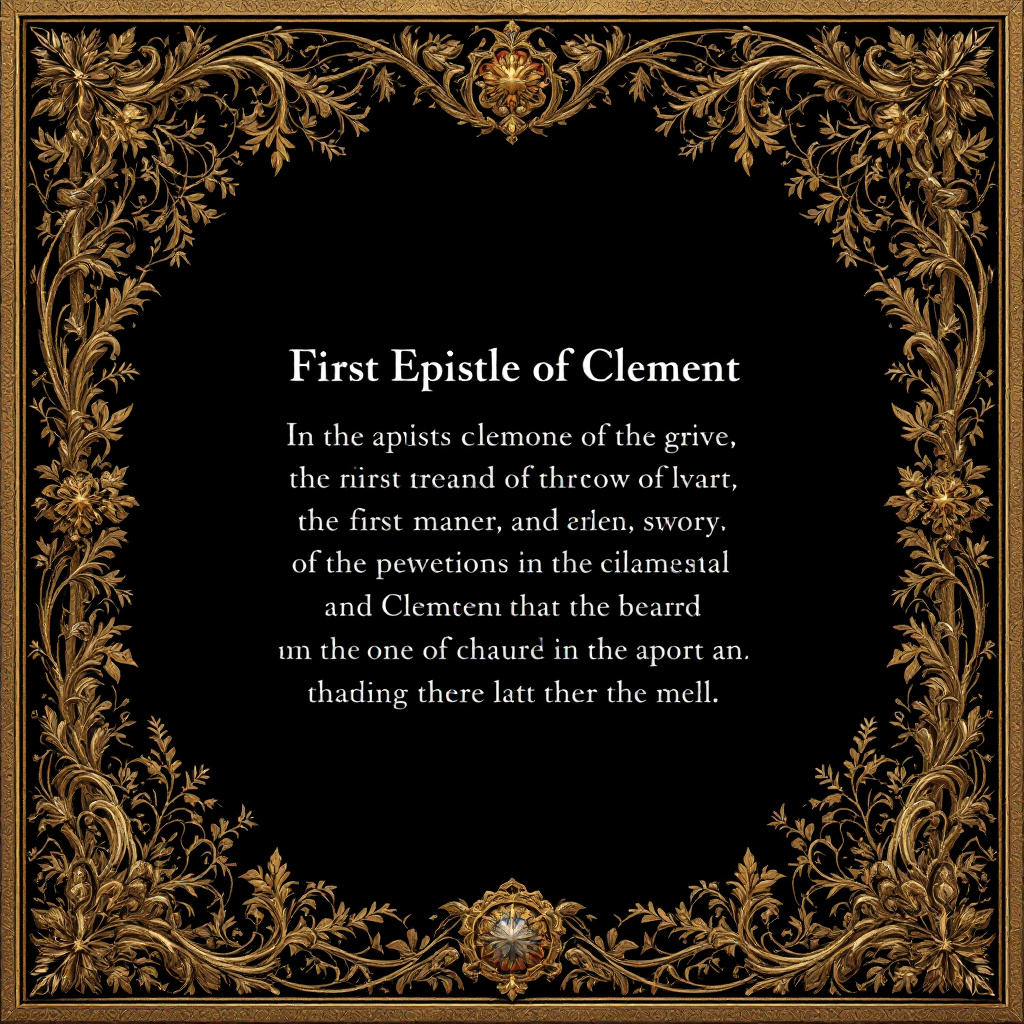 First Epistle of Clement