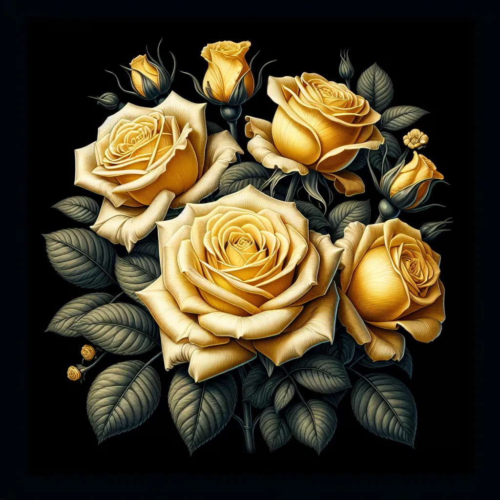 yellow roses (Friendship)