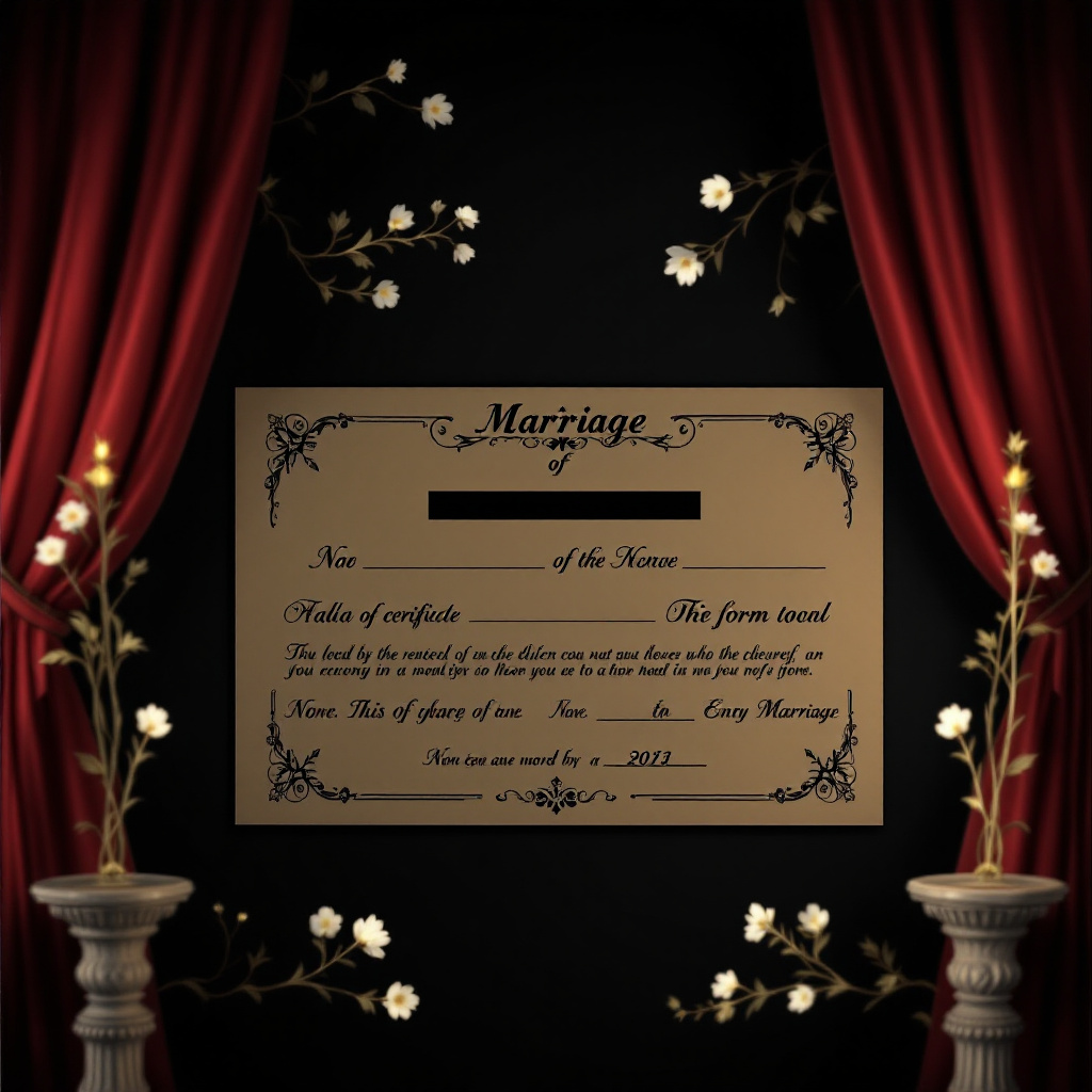 marriage certificate