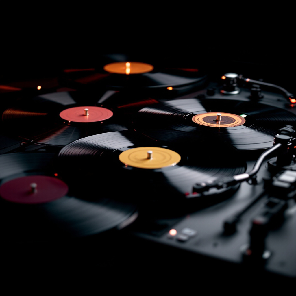 vinyl record players