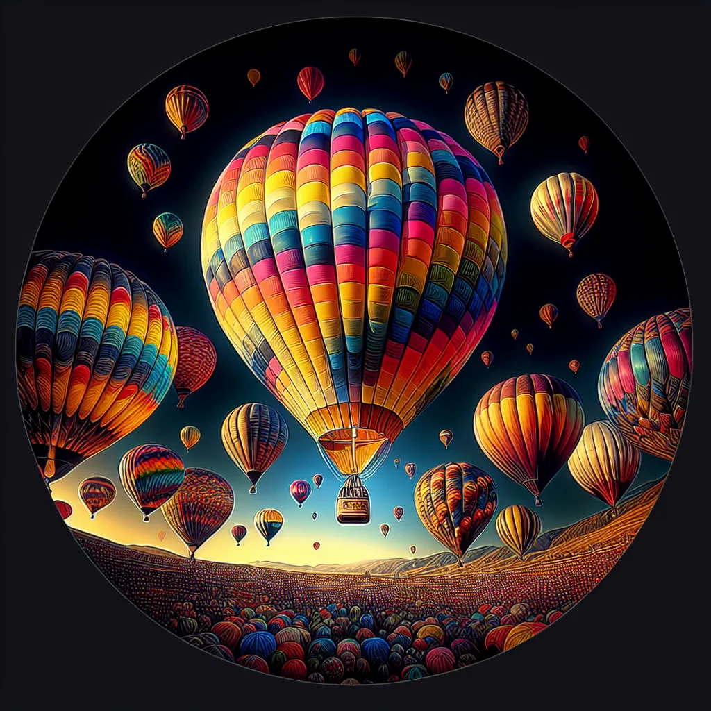 Hot air balloons