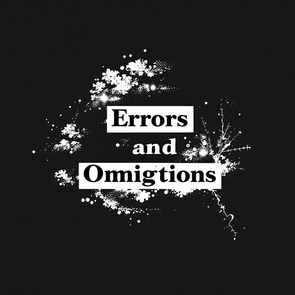 Errors and Omissions