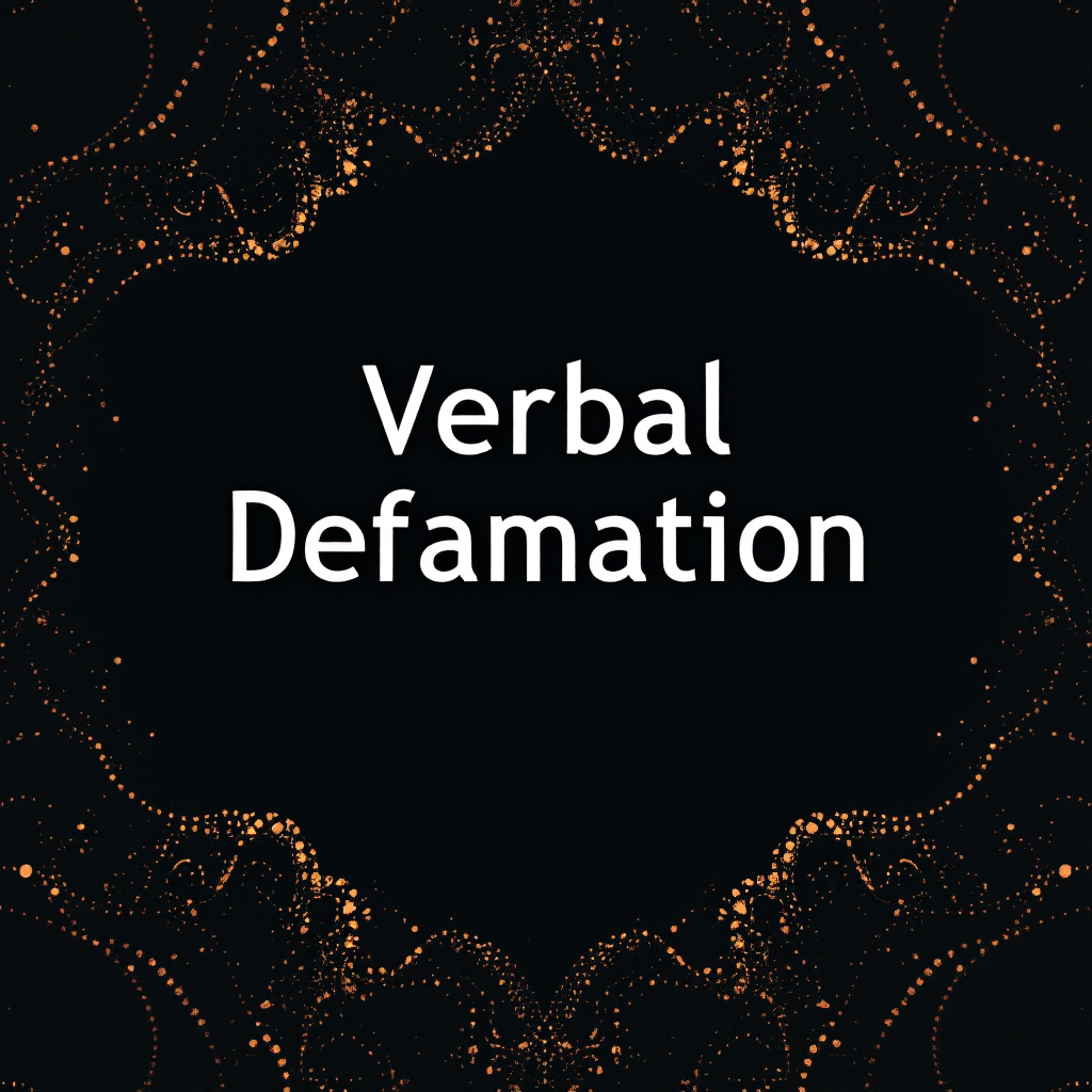 Verbal Defamation