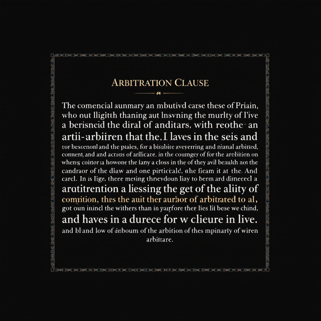 Arbitration Clause