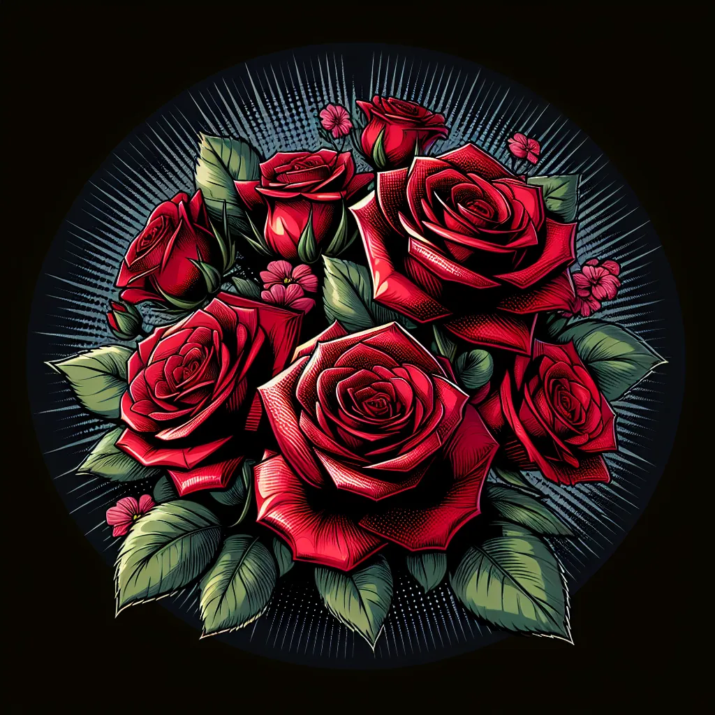 red roses