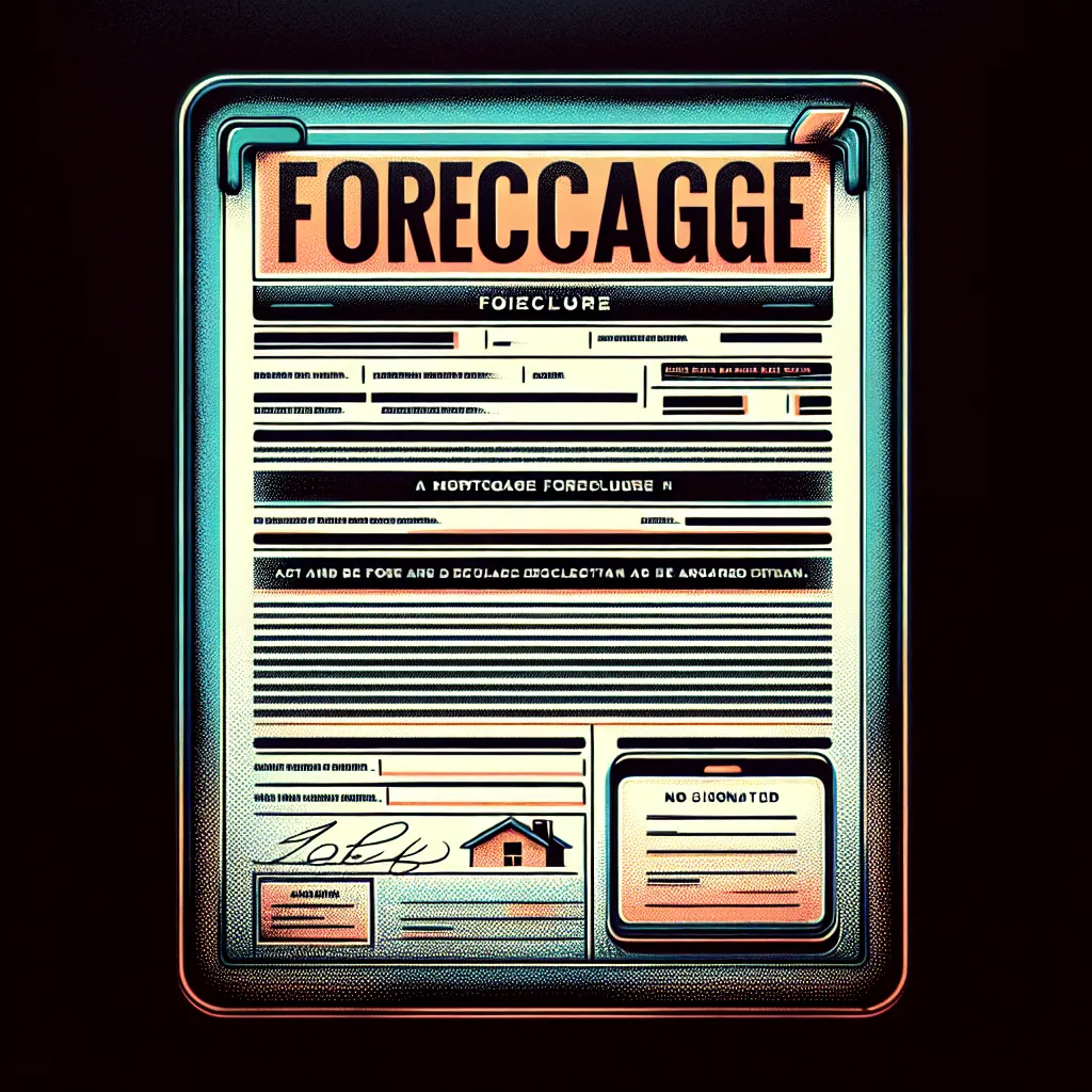 Mortgage Foreclosure