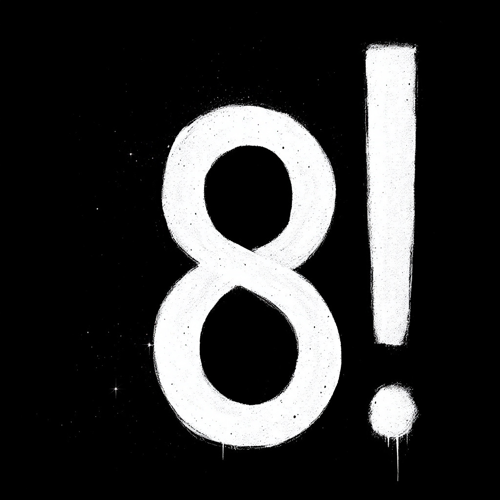 8!