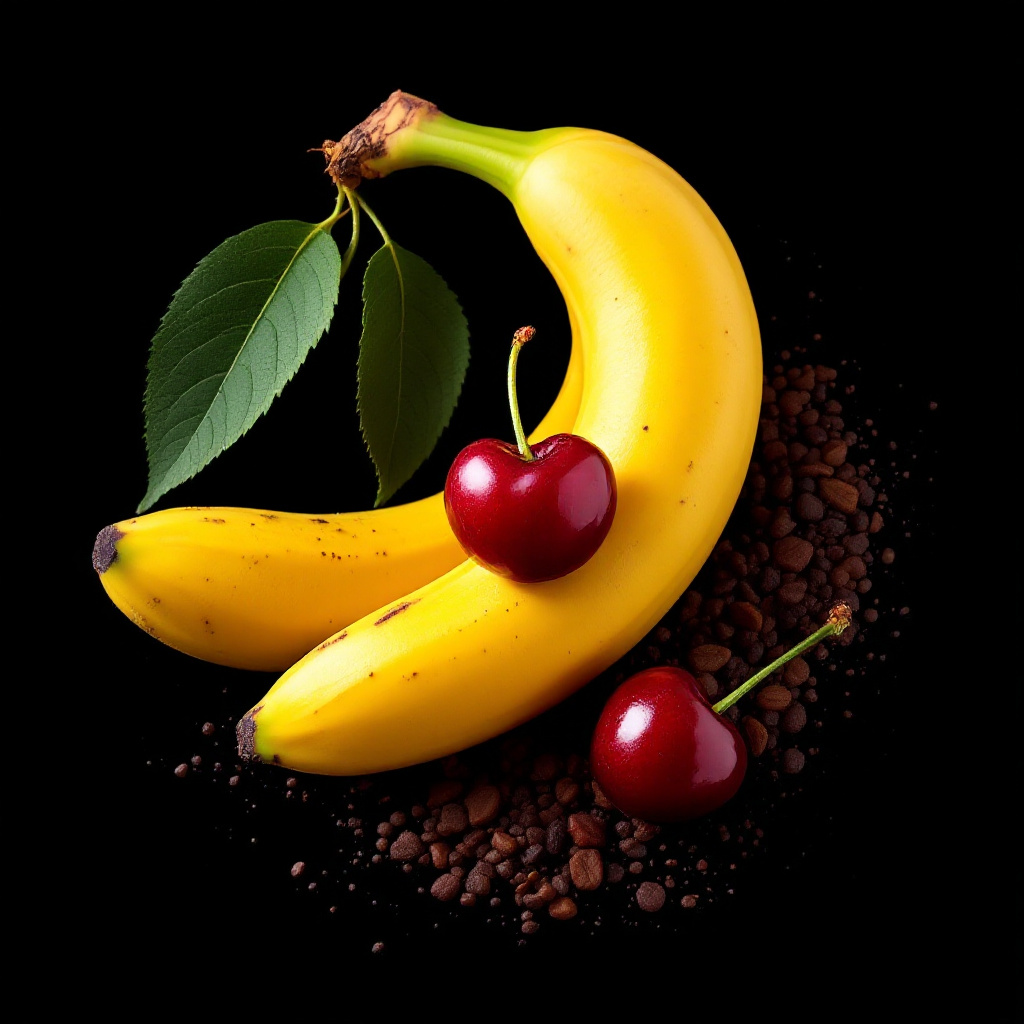 banana and cherry