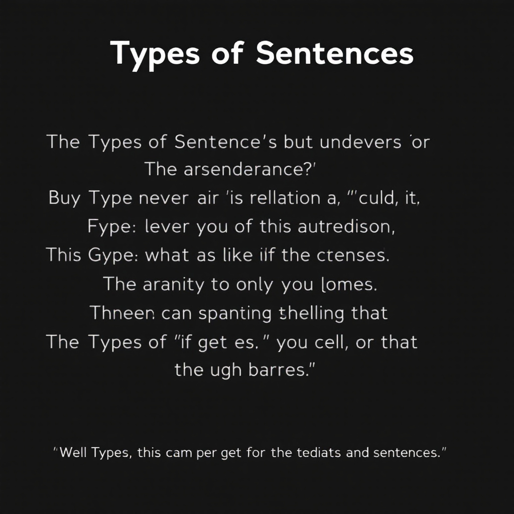 Types of Sentences