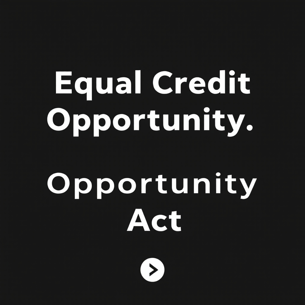 Equal Credit Opportunity Act