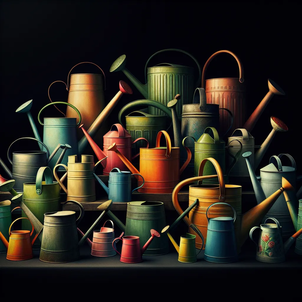 watering cans