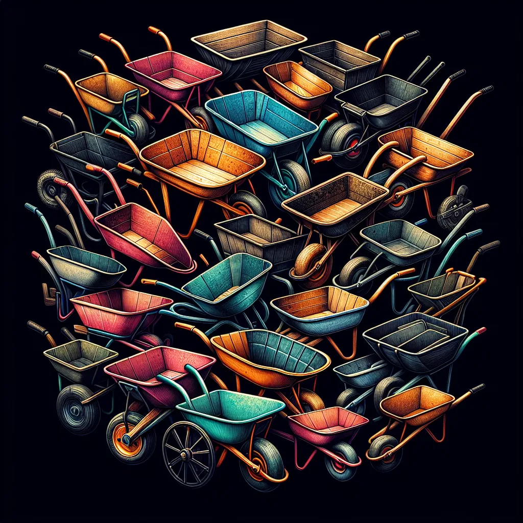 wheelbarrows