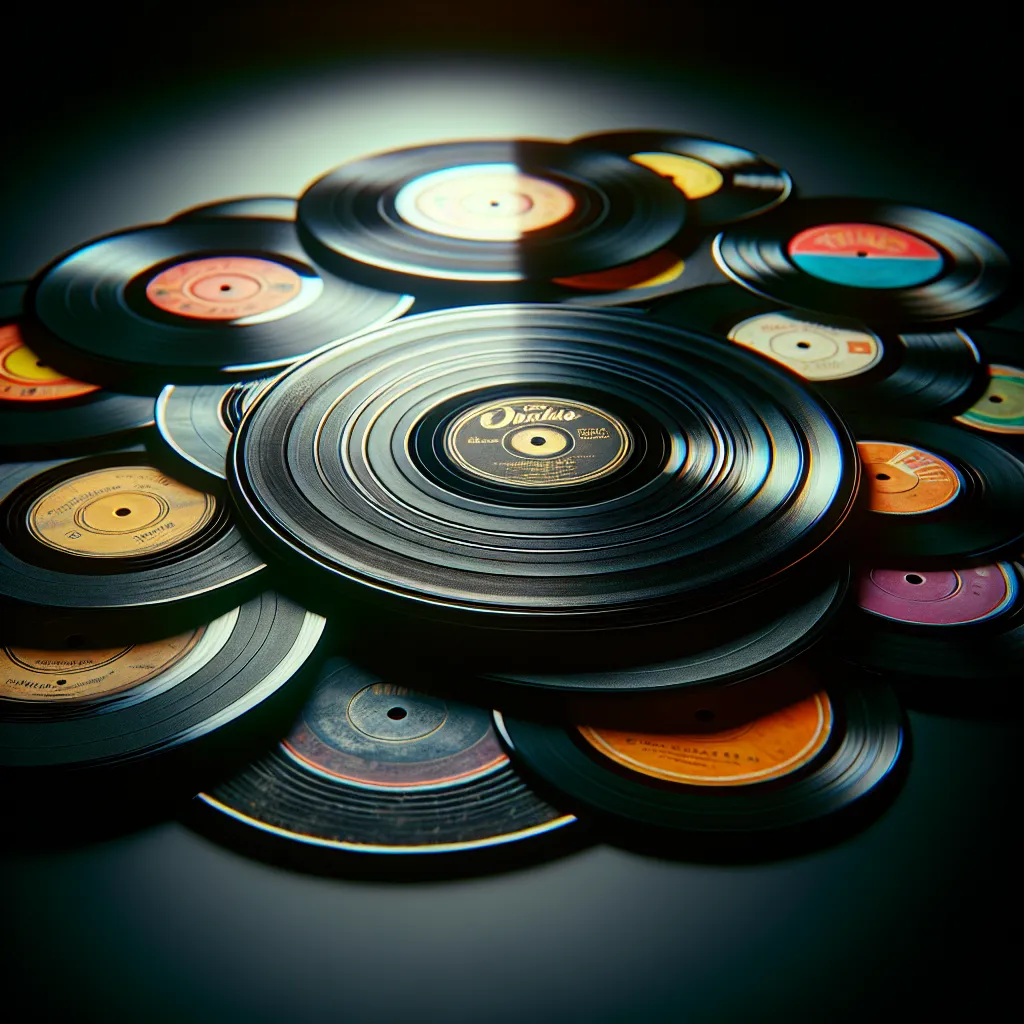 old vinyl records