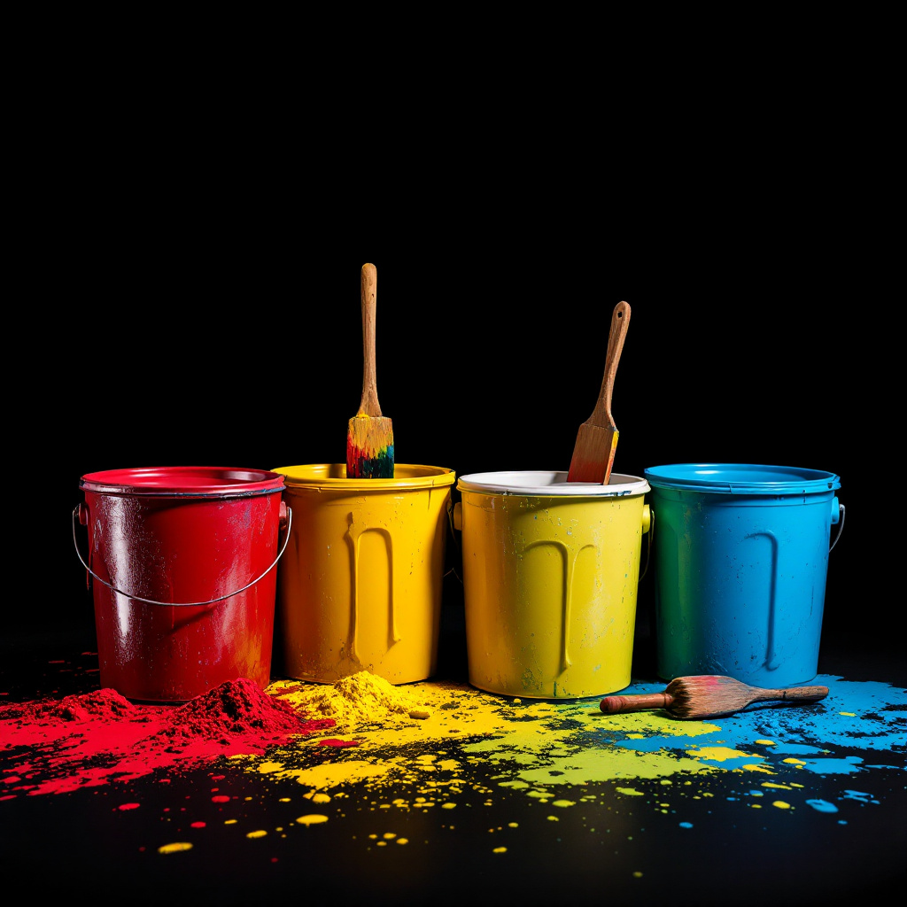 paint buckets