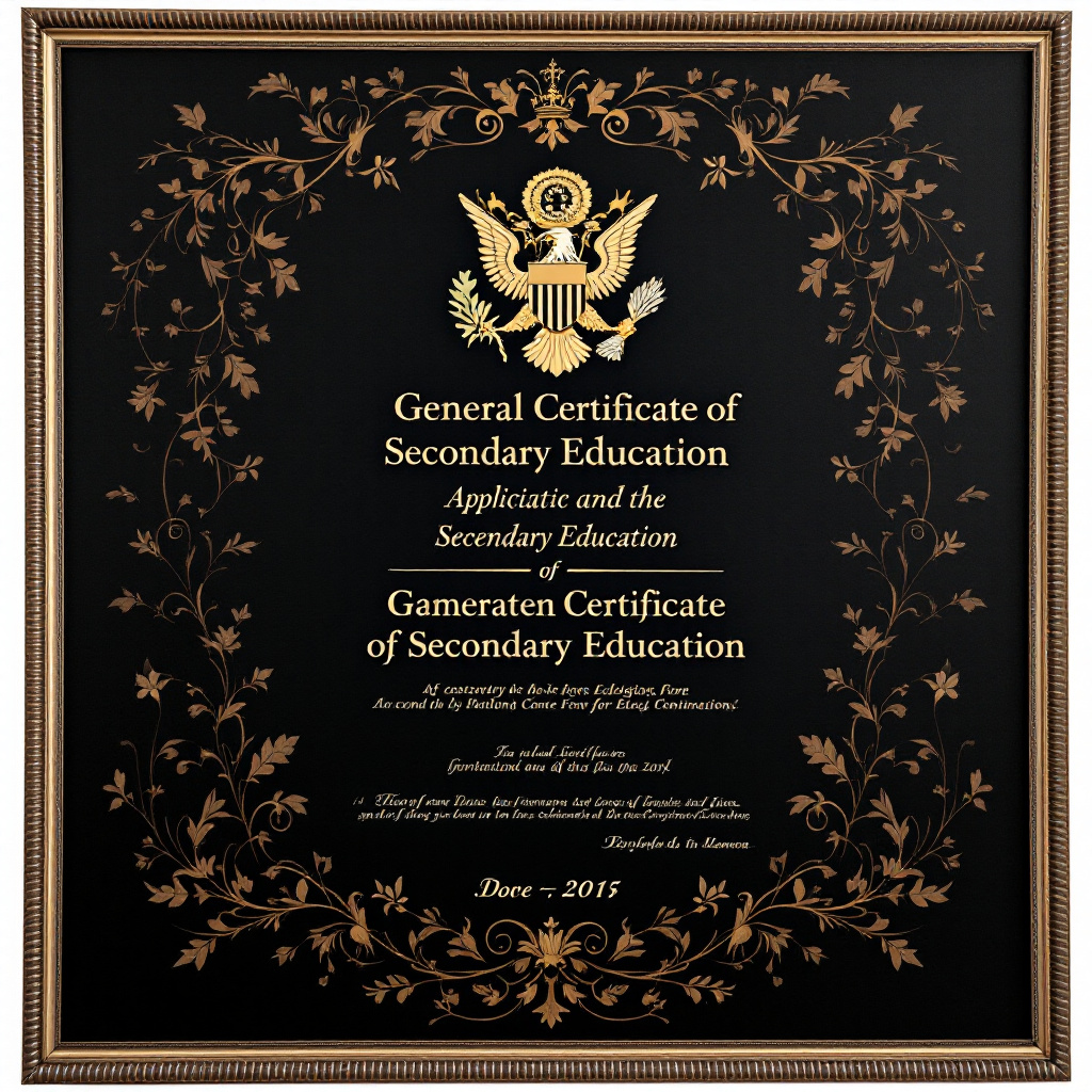 General Certificate of Secondary Education