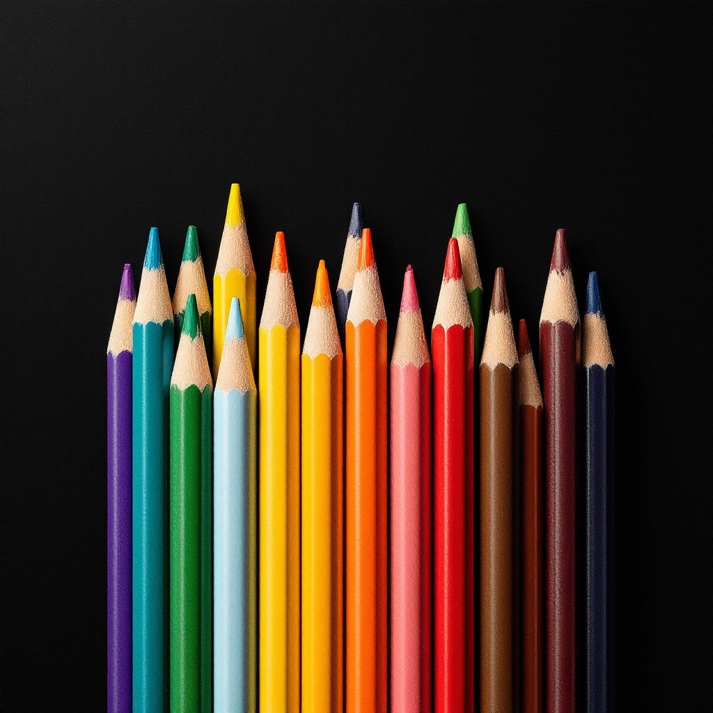 colored pencils