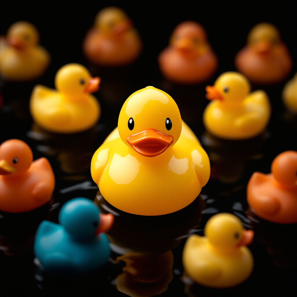 rubber ducks