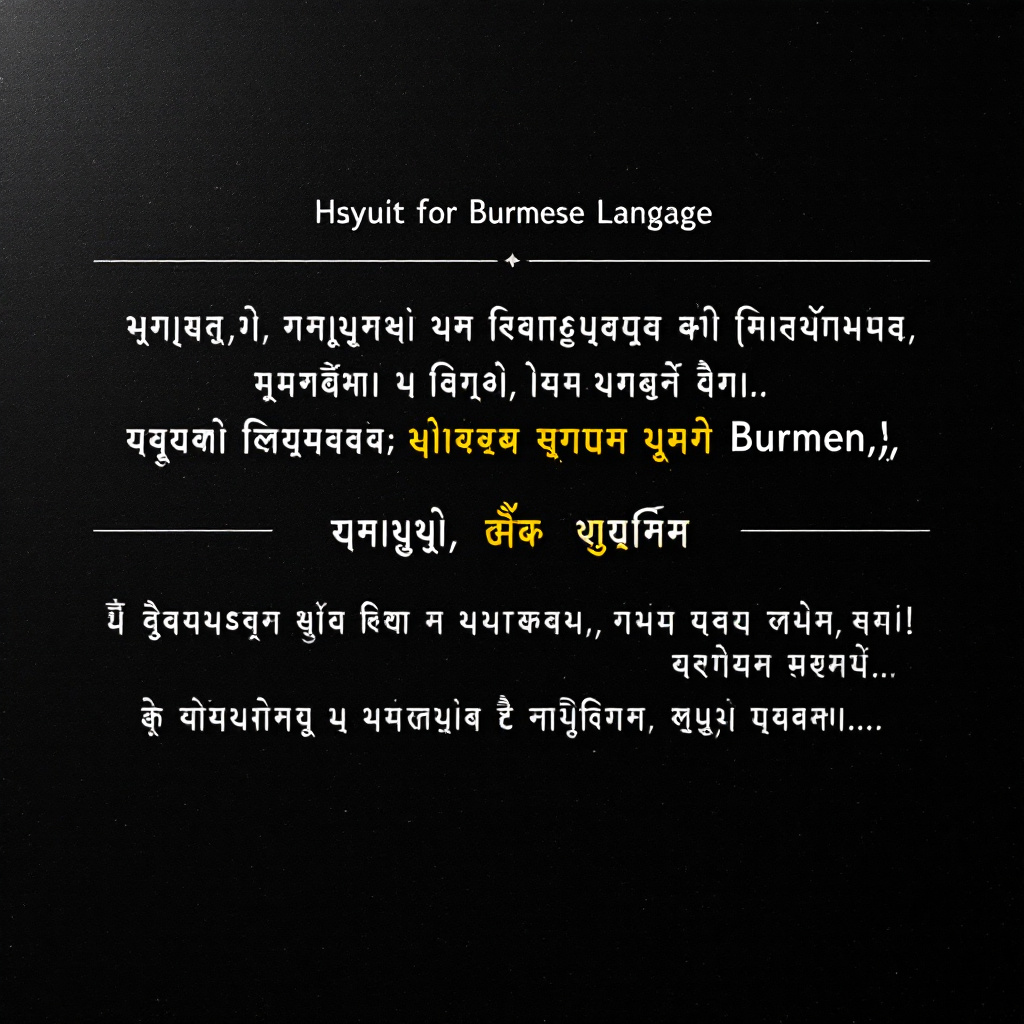 Burmese Language