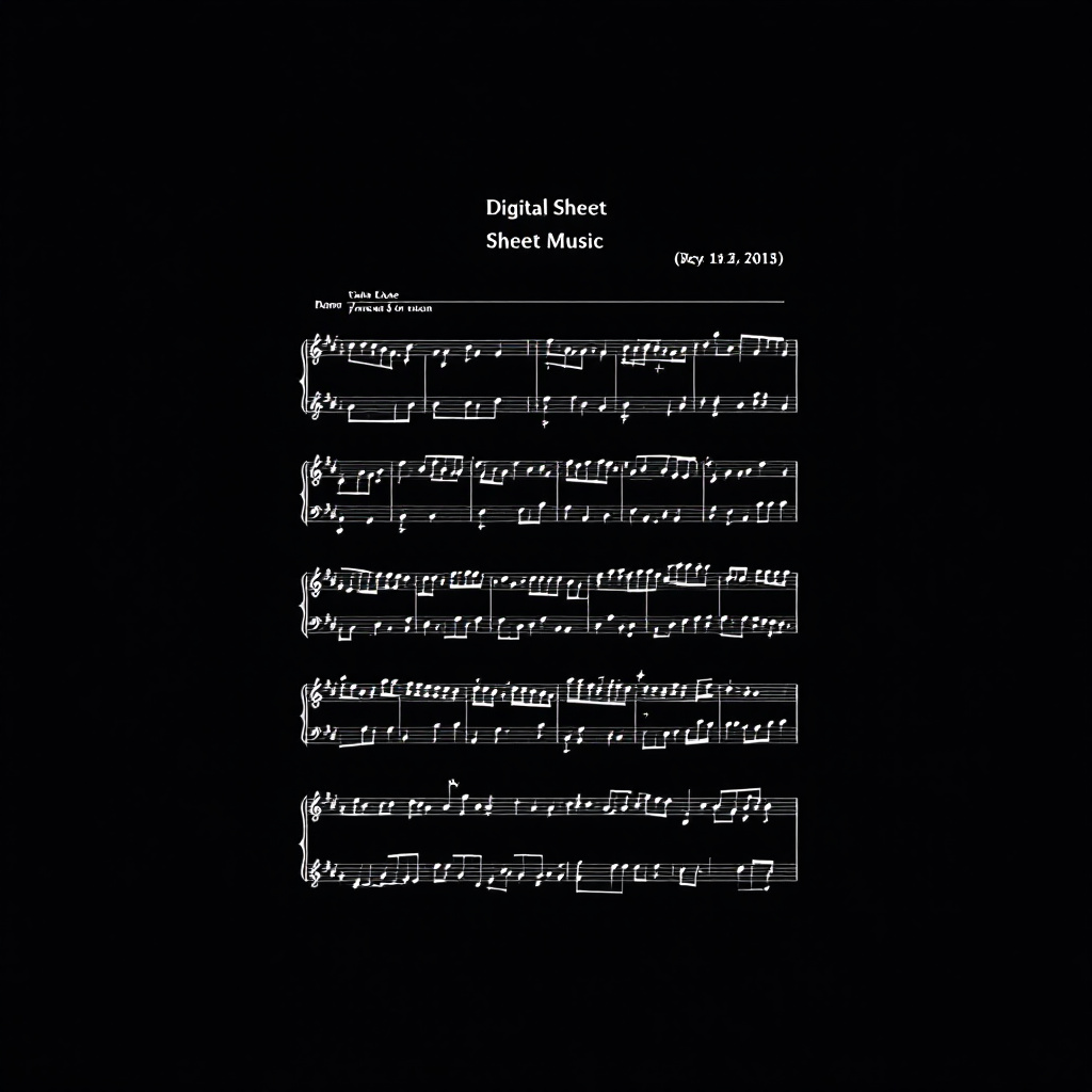 Digital Sheet Music