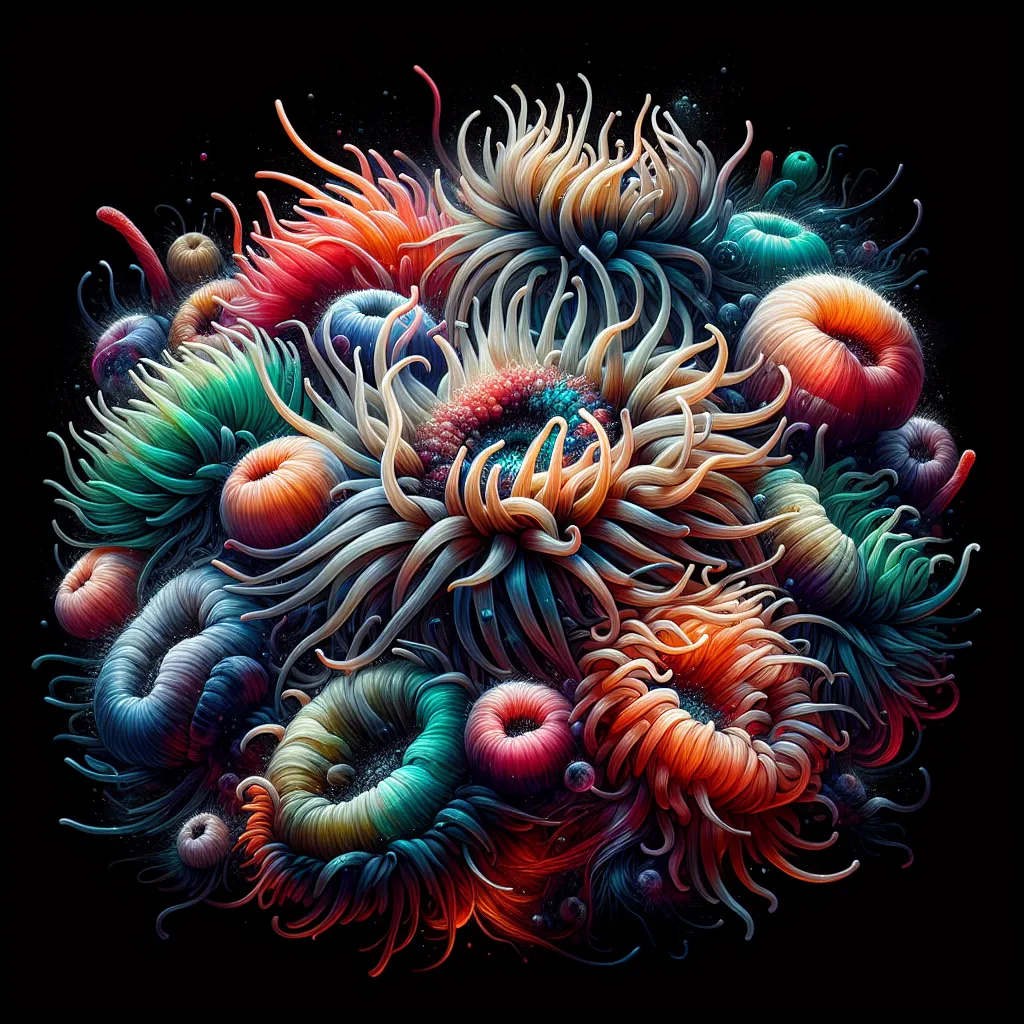 sea anemones