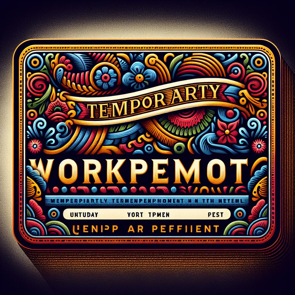 Temporary Work Permit