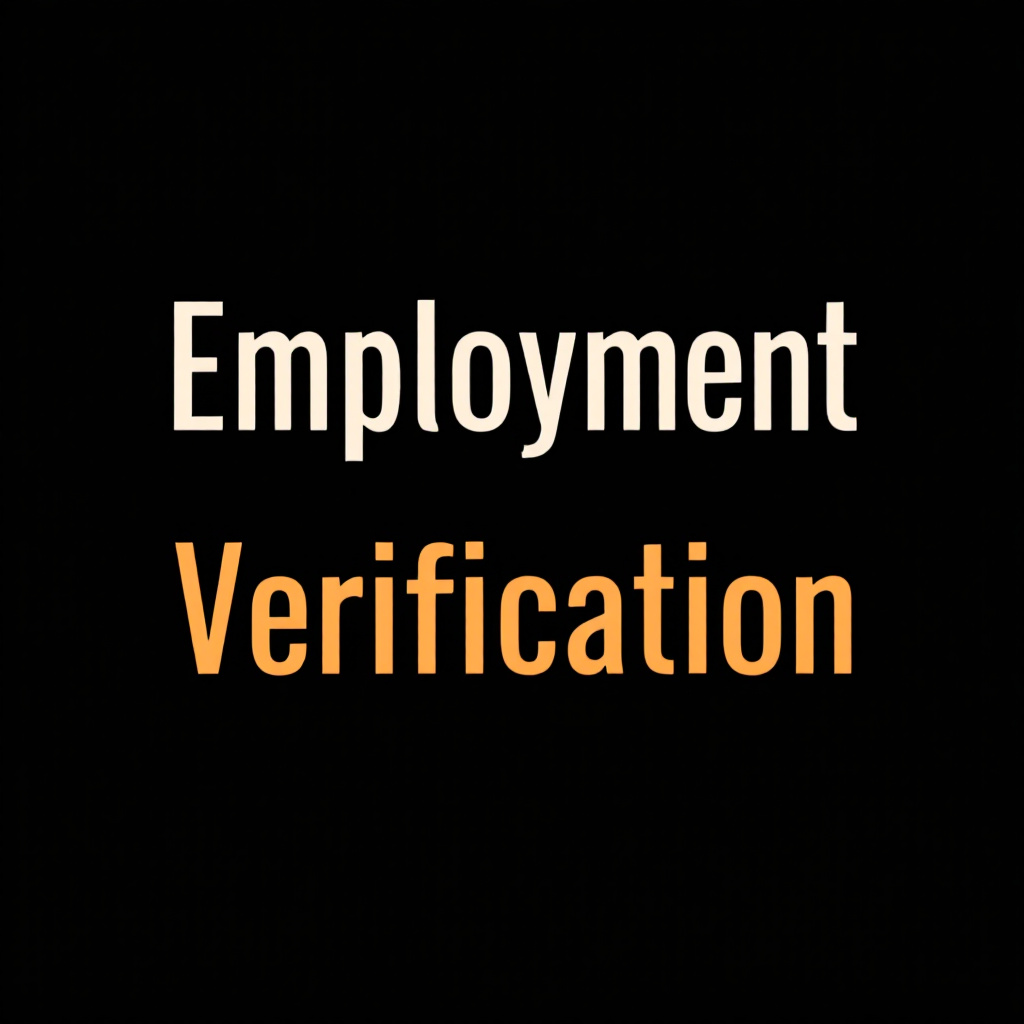 Employment Verification