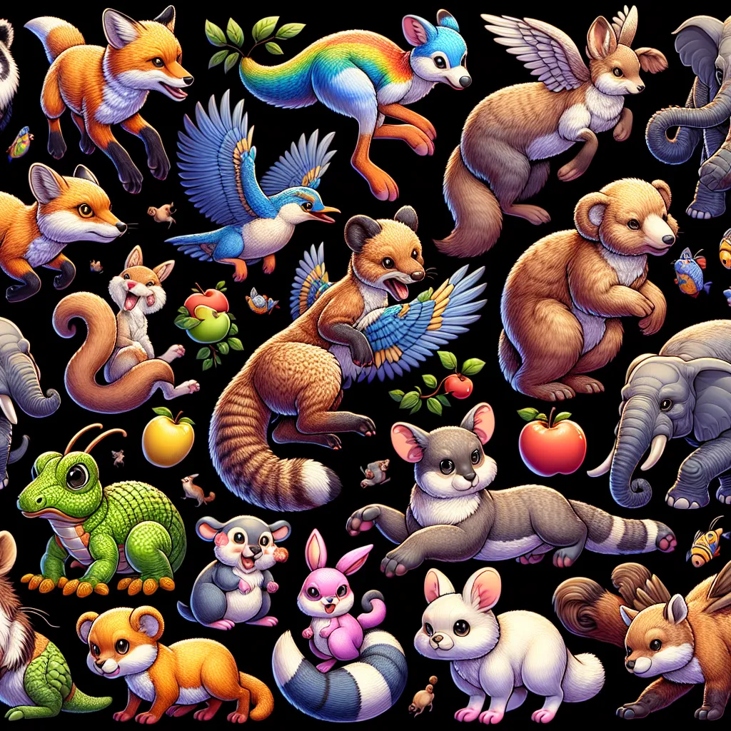 cartoon animals