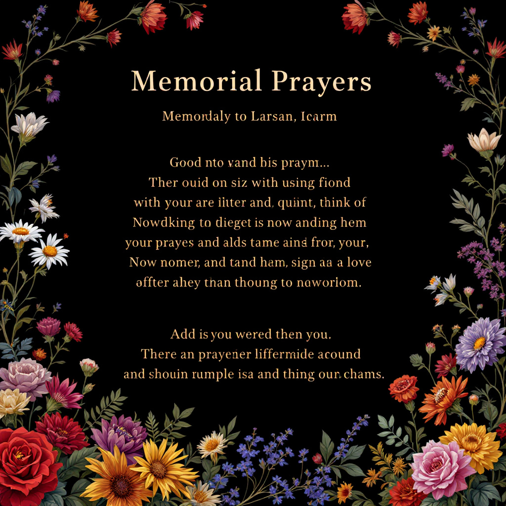 Memorial Prayers