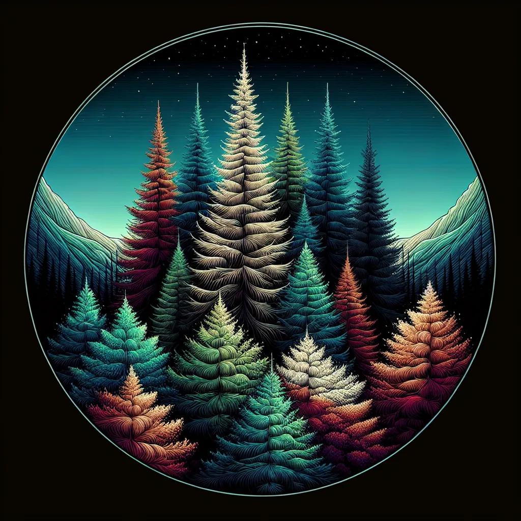 coniferous trees