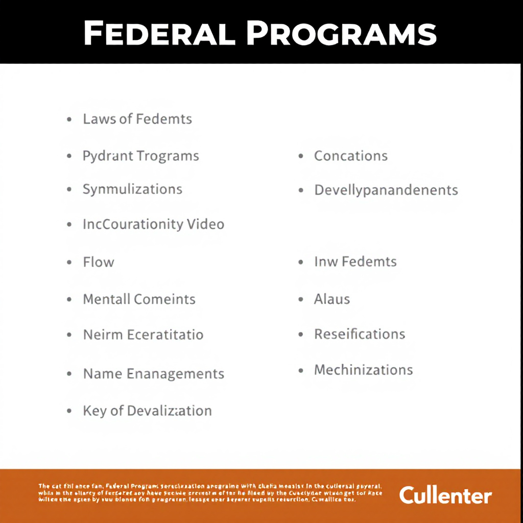 Federal Programs