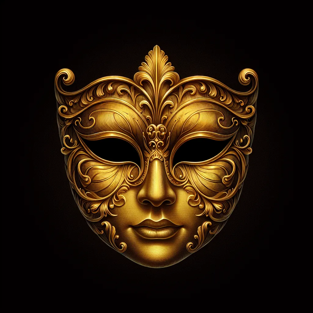 gold mask