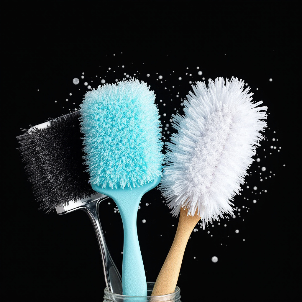 scrub brushes