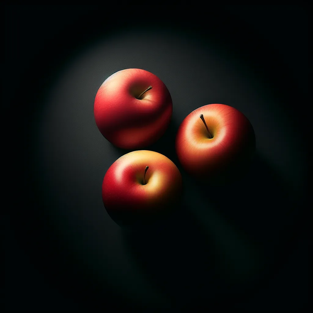 3 apples