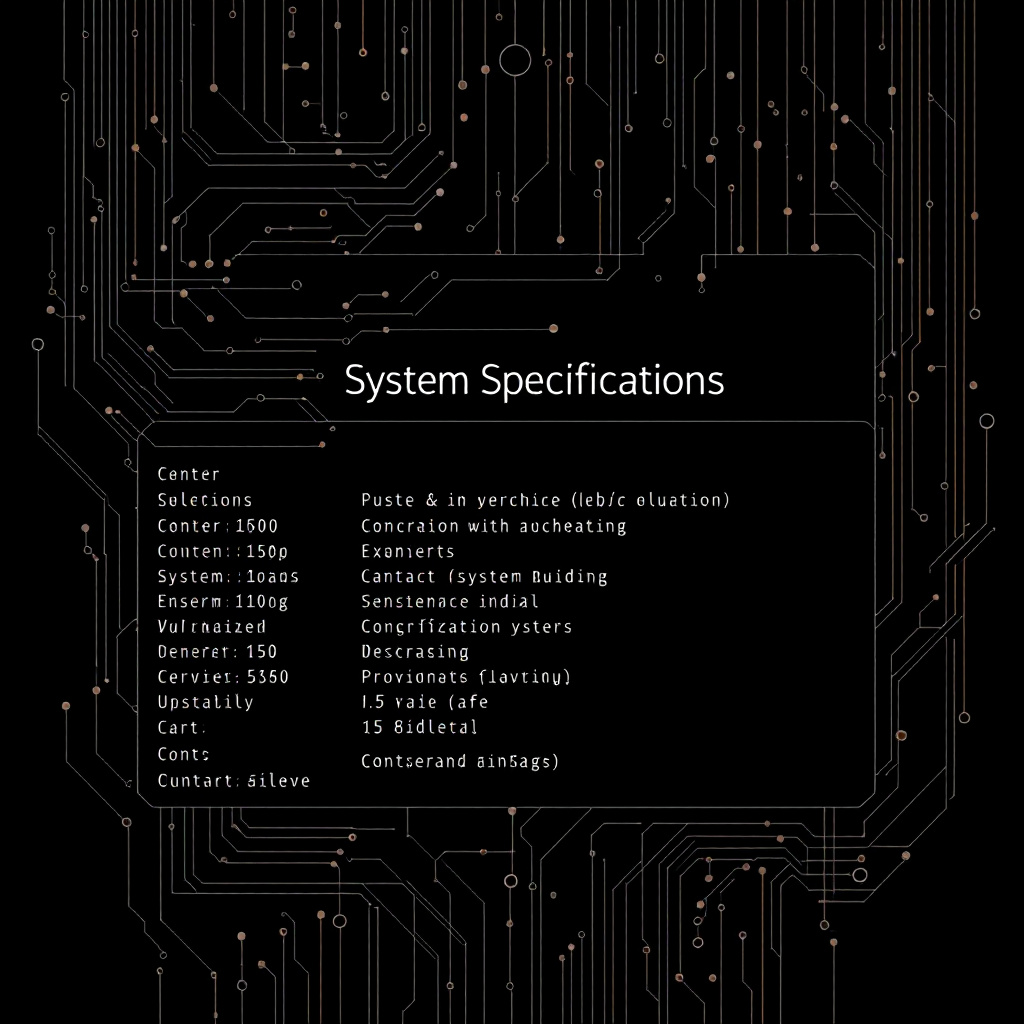 System Specifications