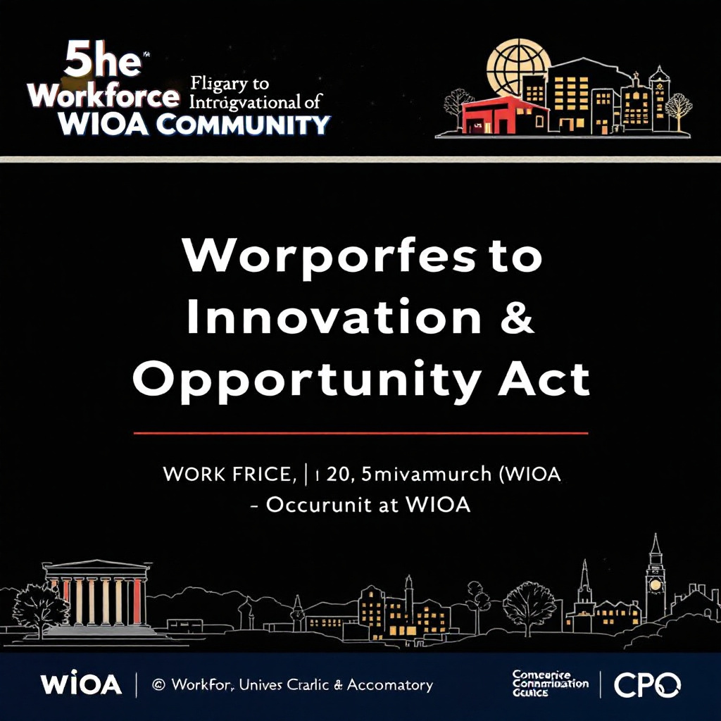 Workforce Innovation and Opportunity Act (WIOA)