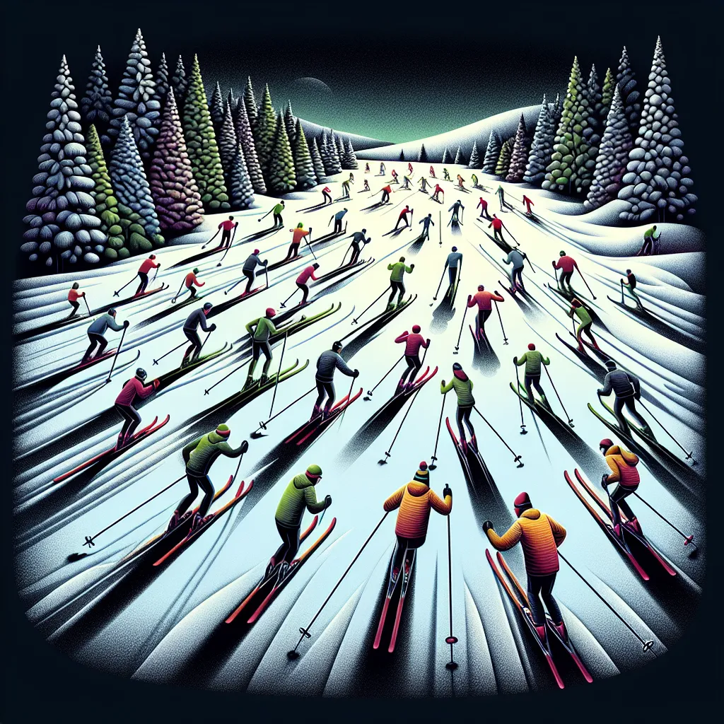 cross-country skiing