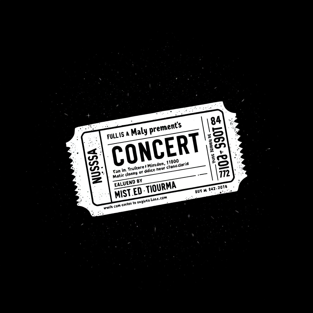 concert ticket