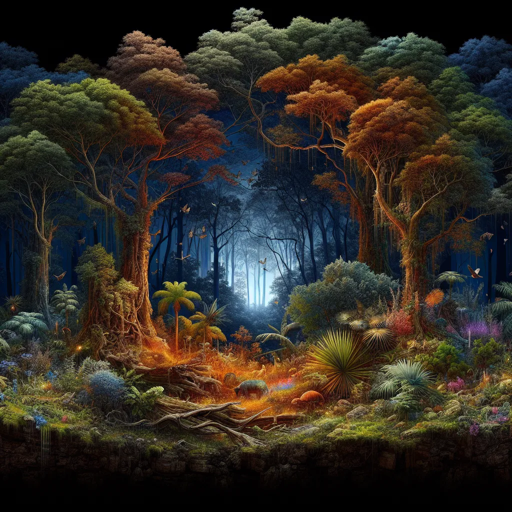 woodland scene