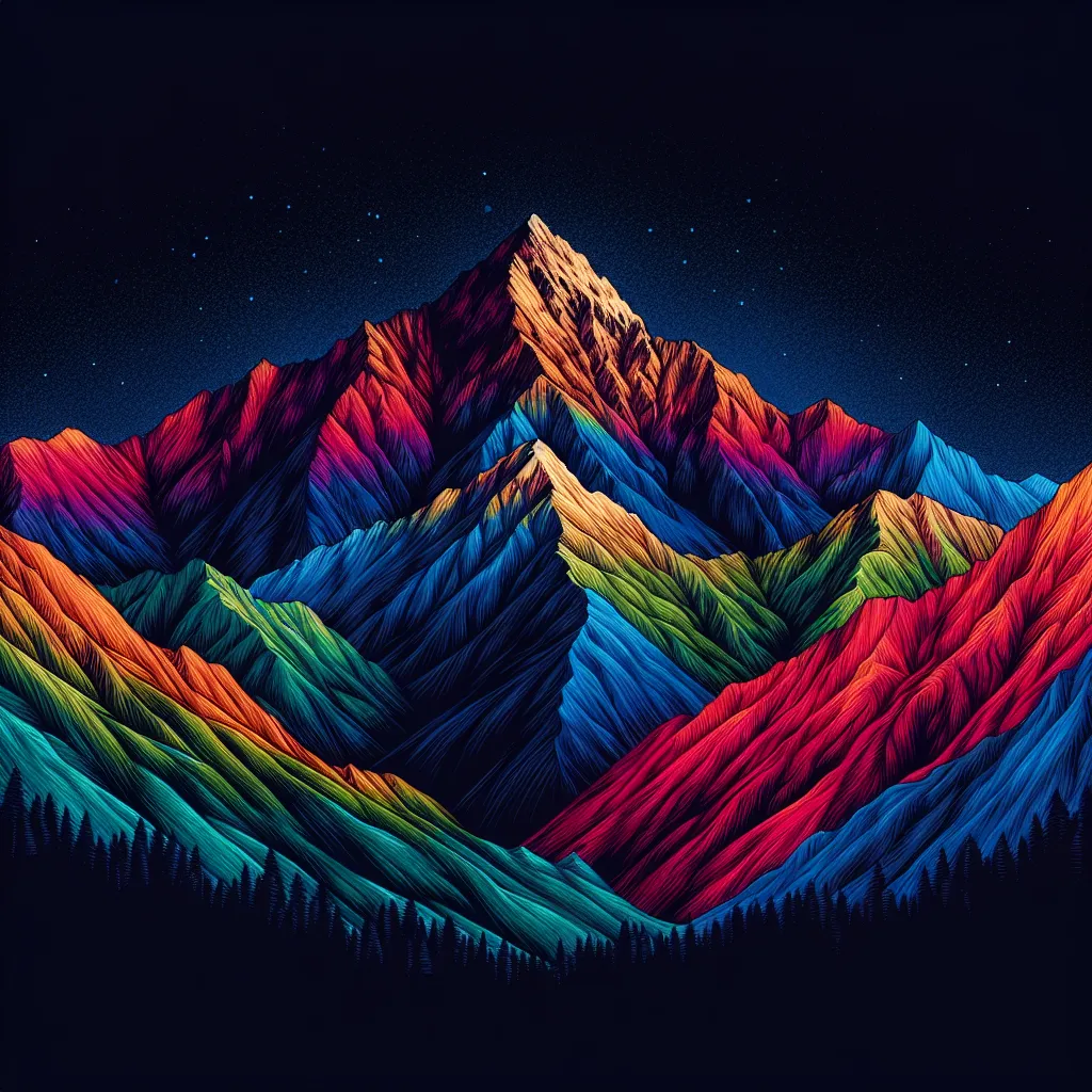 the mountains