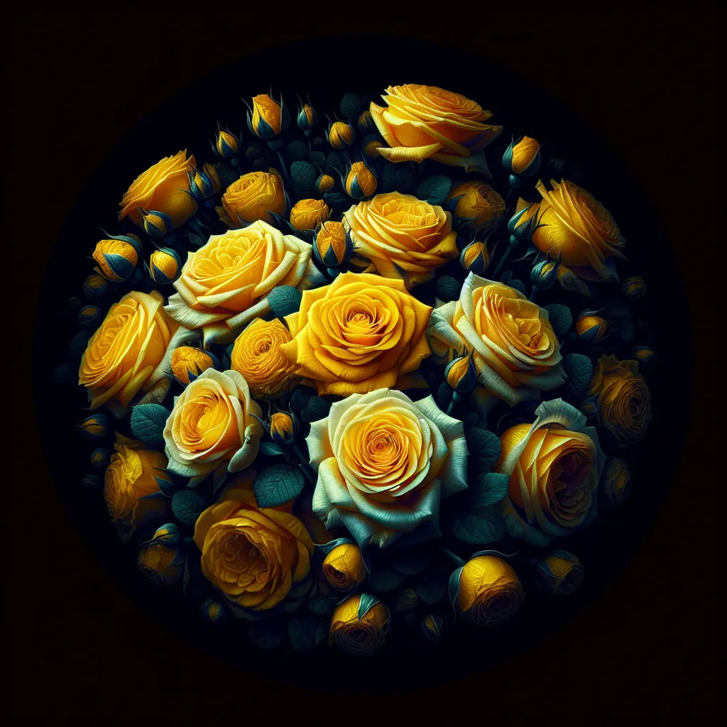 yellow roses