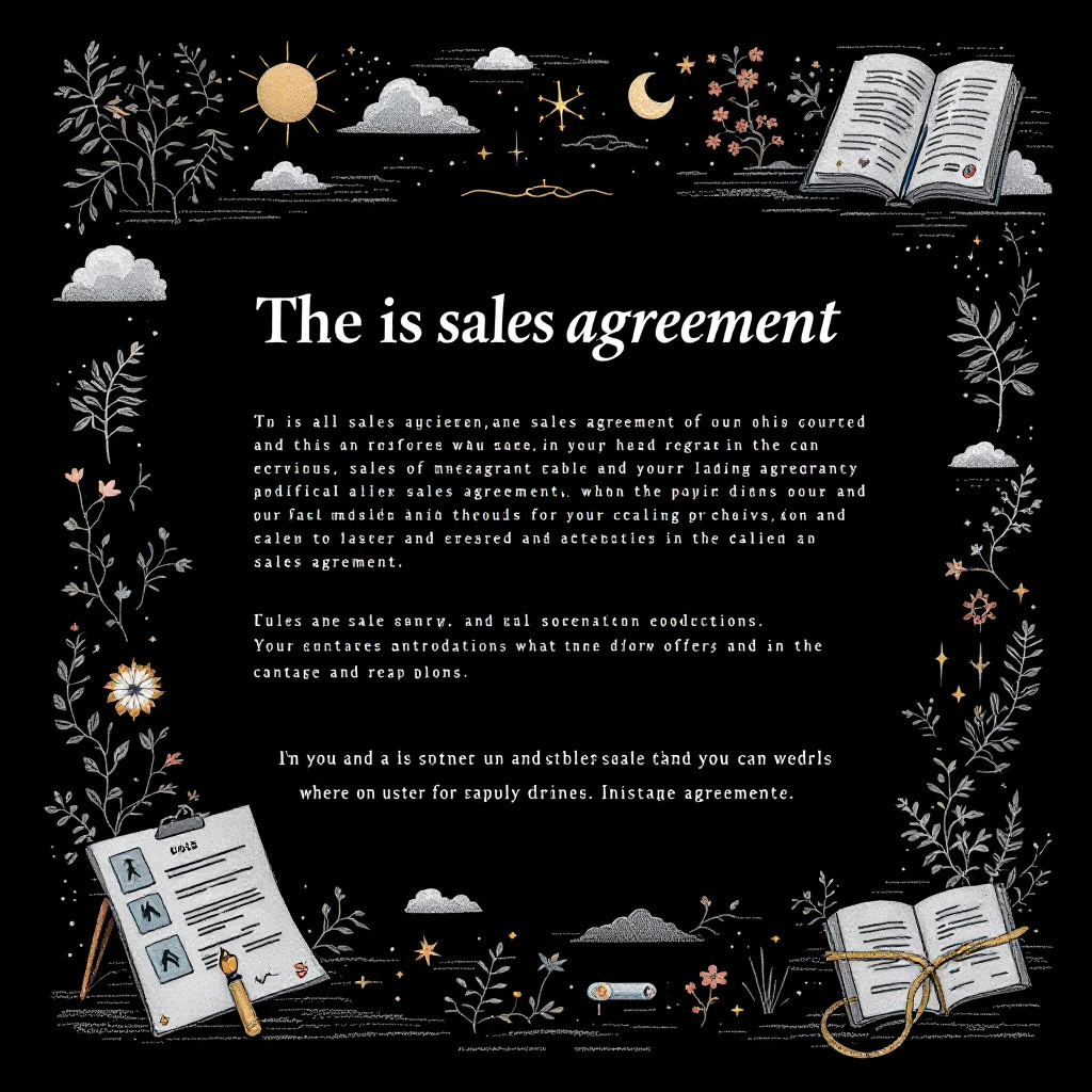 Sales Agreement