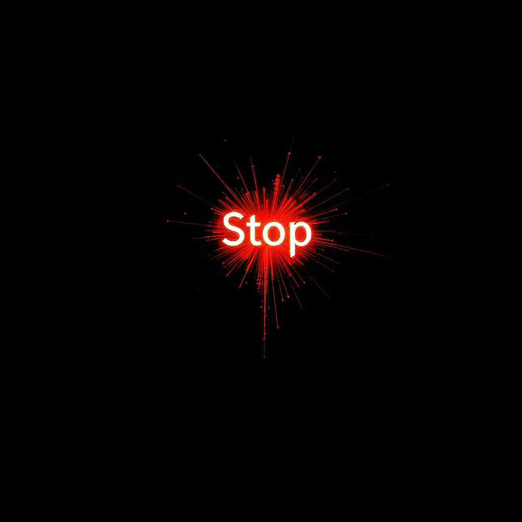 red light (Stop)