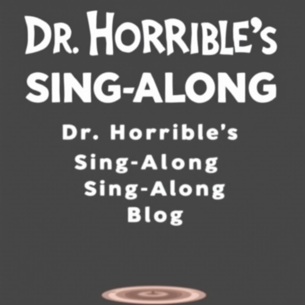 Dr. Horrible's Sing-Along Blog