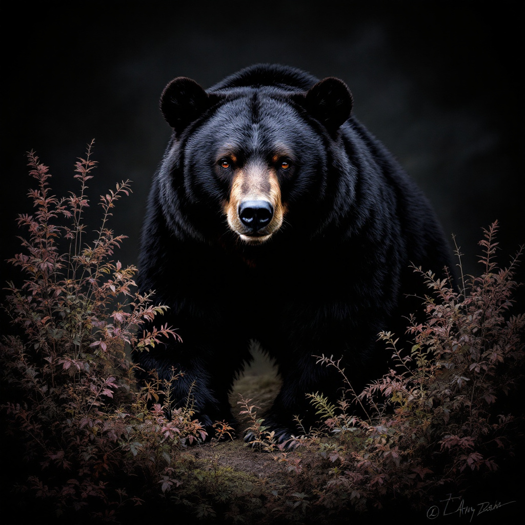 Himalayan black bear