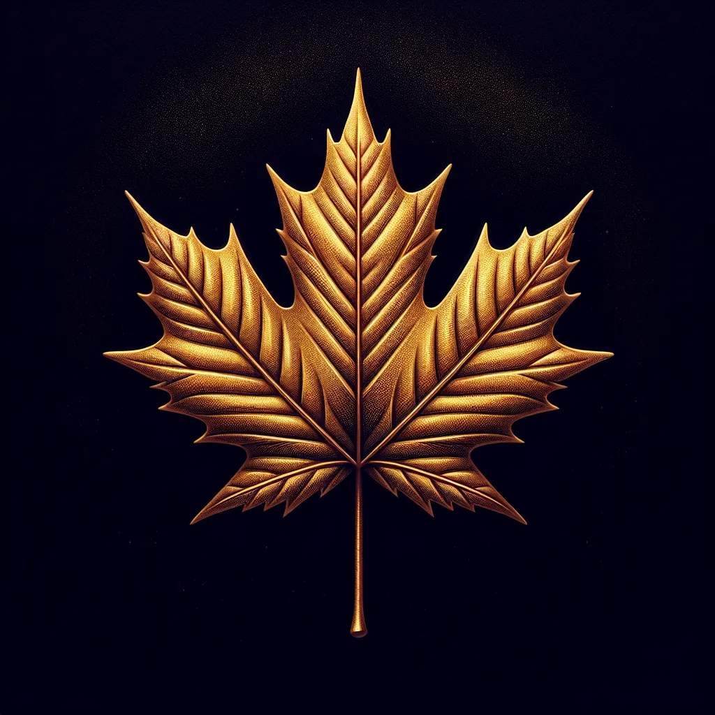 Canadian Gold Maple Leaf