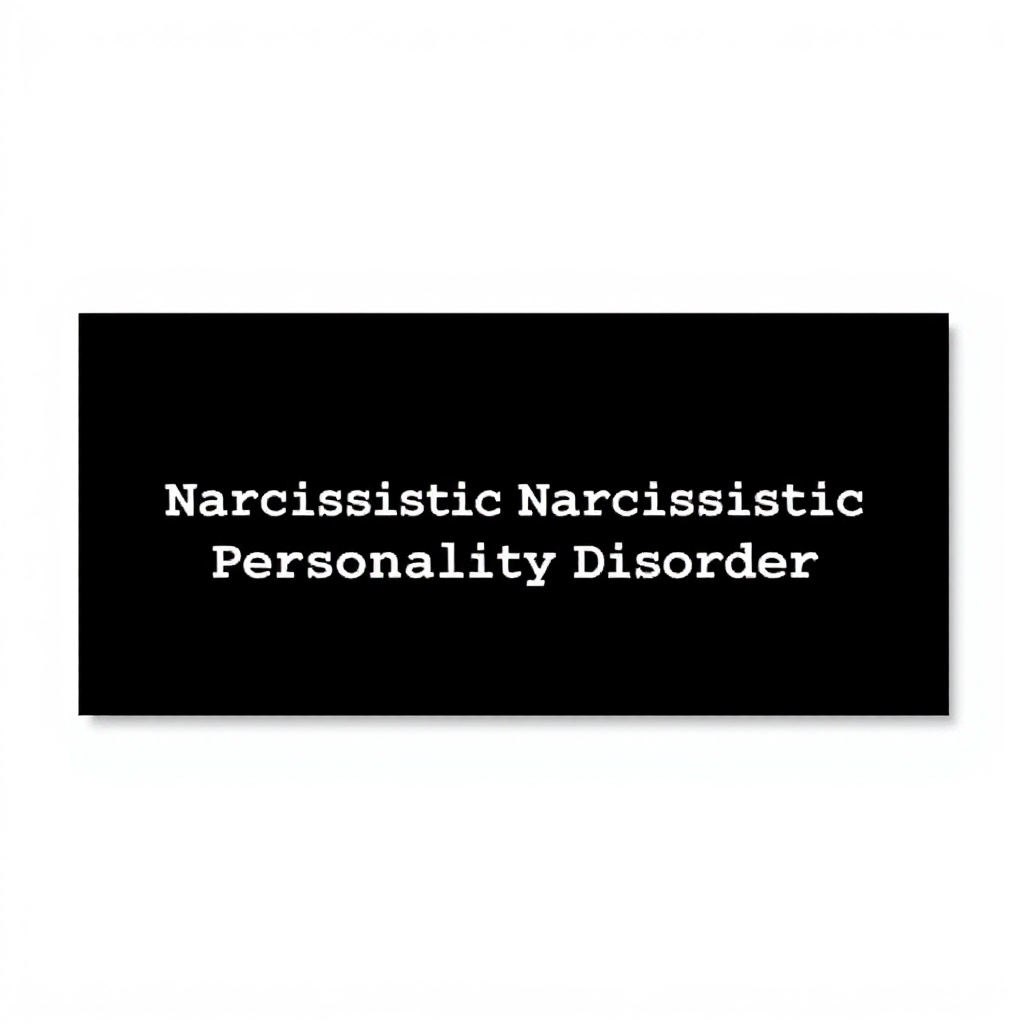 narcissistic personality disorder