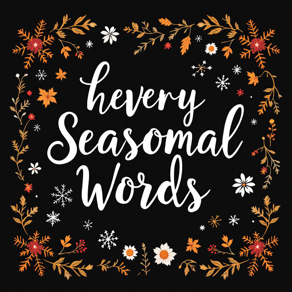 Seasonal Words