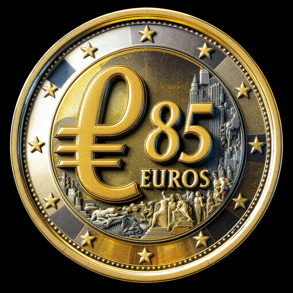 0.85 euros