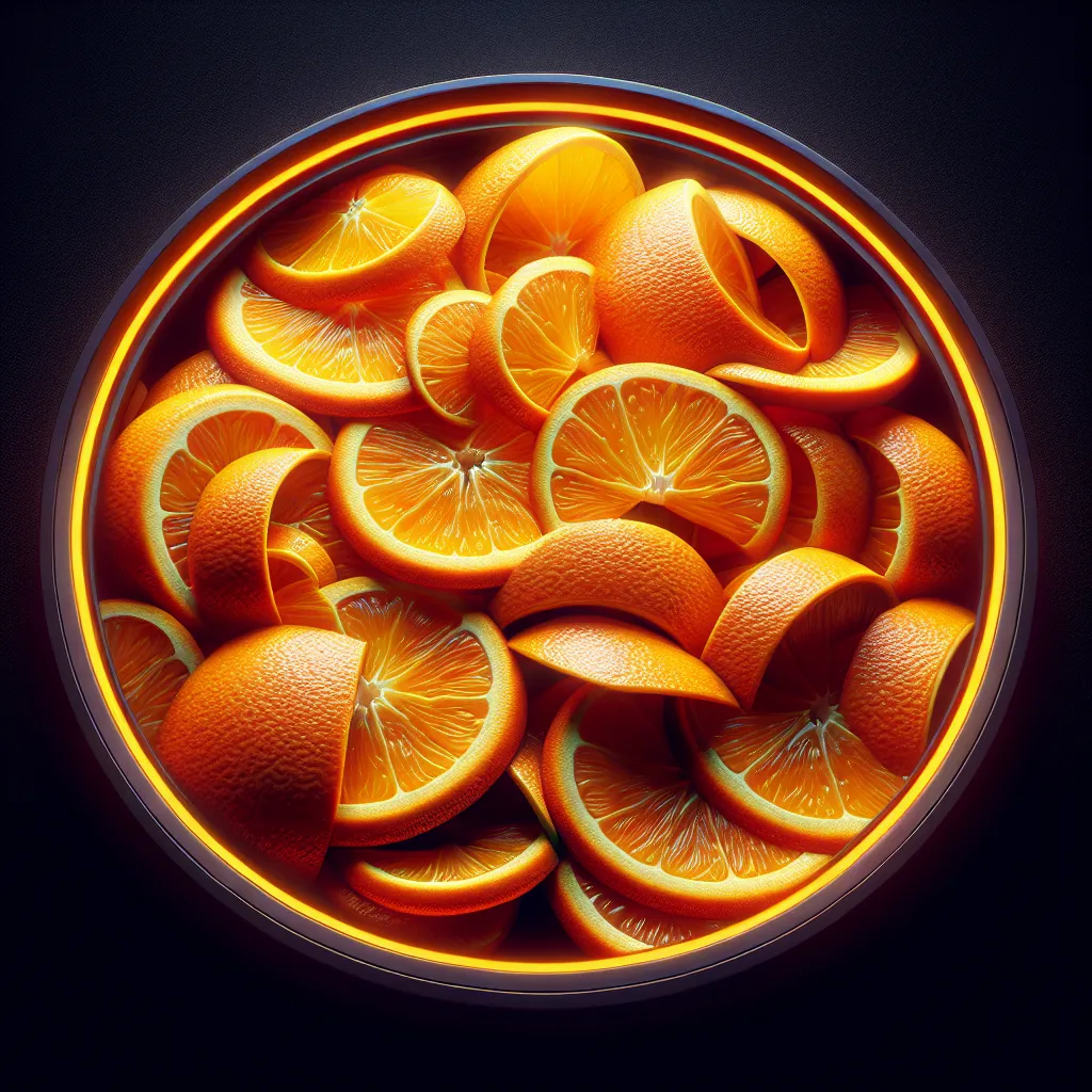 orange peels